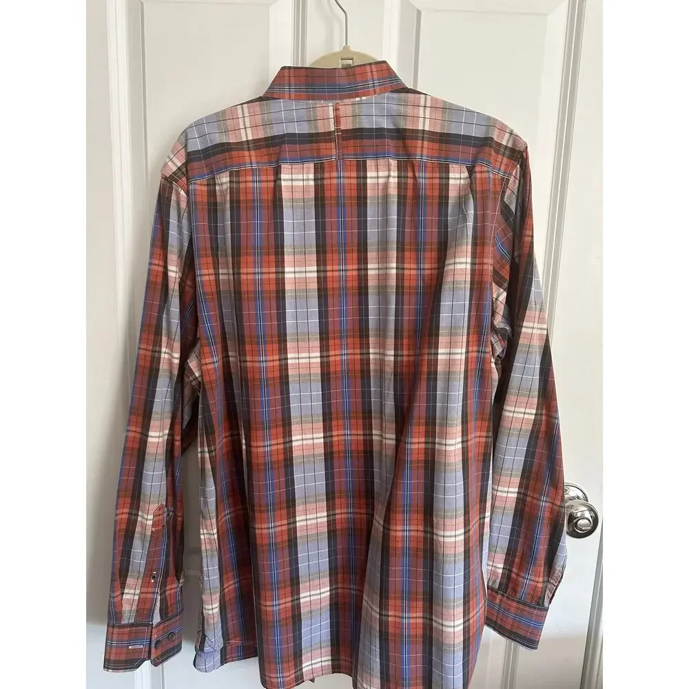 Banana Republic Men's L/S Plaid Button Down Shirt 16-16 1/2